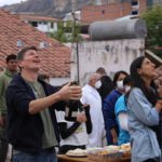 Un momento dell'inaugurazione di Casa Teresa con Vittorio Villa e Chiara Sassaroli