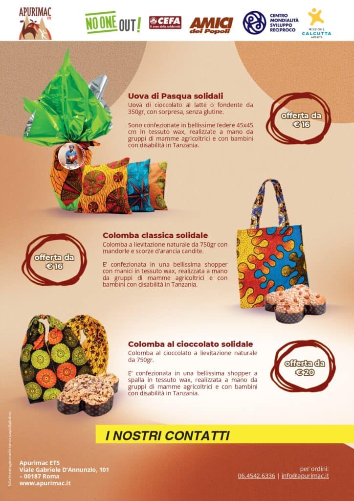 Catalogo Apurimac Pasqua solidale 2026