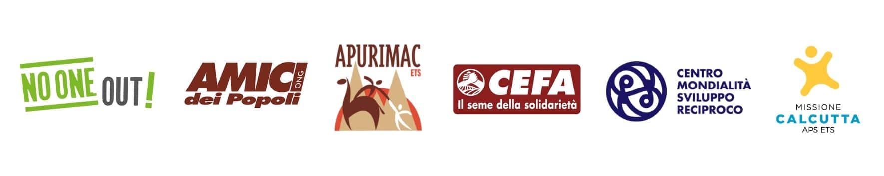 Apurimac - loghi associazioni Servizio Civile Universale